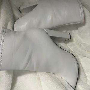 White Ankle Boots